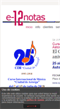 Mobile Screenshot of e-12notas.com